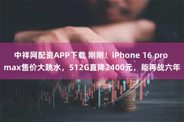 中祥网配资APP下载 刚刚！iPhone 16 pro max售价大跳水，512G直降2400元，能再战六年